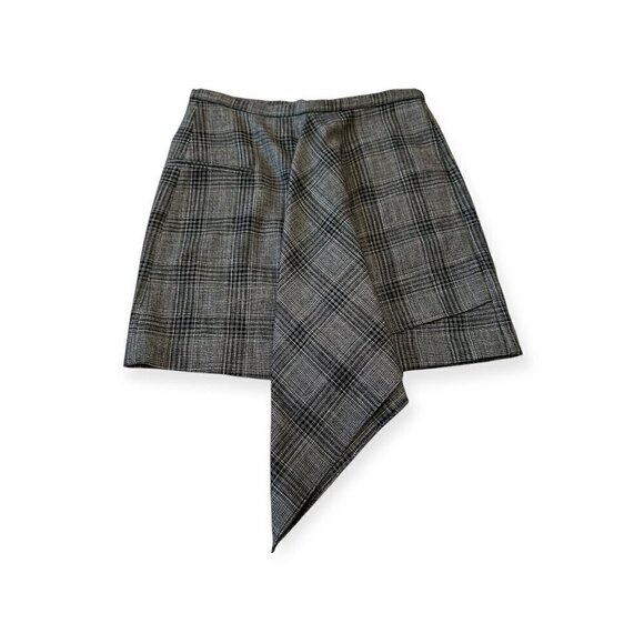 Isabel Marant Doleyli Draped Checked Cotton-blend Mini Skirt, Size 36EU, NWT - Picture 7 of 15